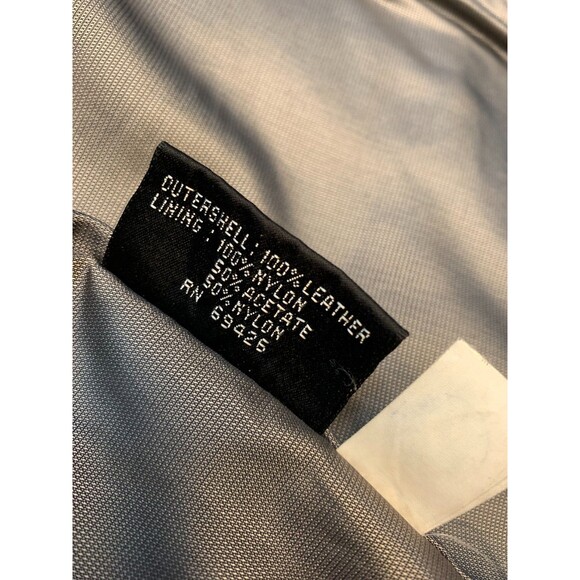 Wilsons Leather Jacket Womens M Pelle Studio Blazer Lined Fitted Soft Black Y2K - Picture 11 of 12